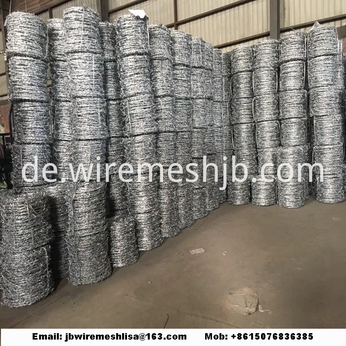 Galvanized and PVC Coated Barbed Wire